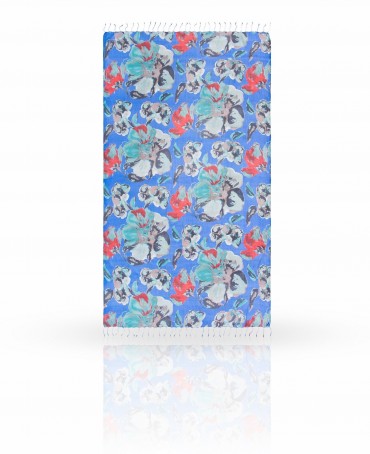 Палантин Женский S-ROSEBIG/BLUE